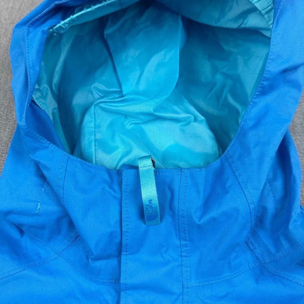 The North Face Jacket Boys XL Blue Resolve Reflective Dryvent Hooded Windbreaker